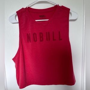 NOBULL WOMEN'S MUSCLE TANK (BRIGHT COLORS) RED ALERT